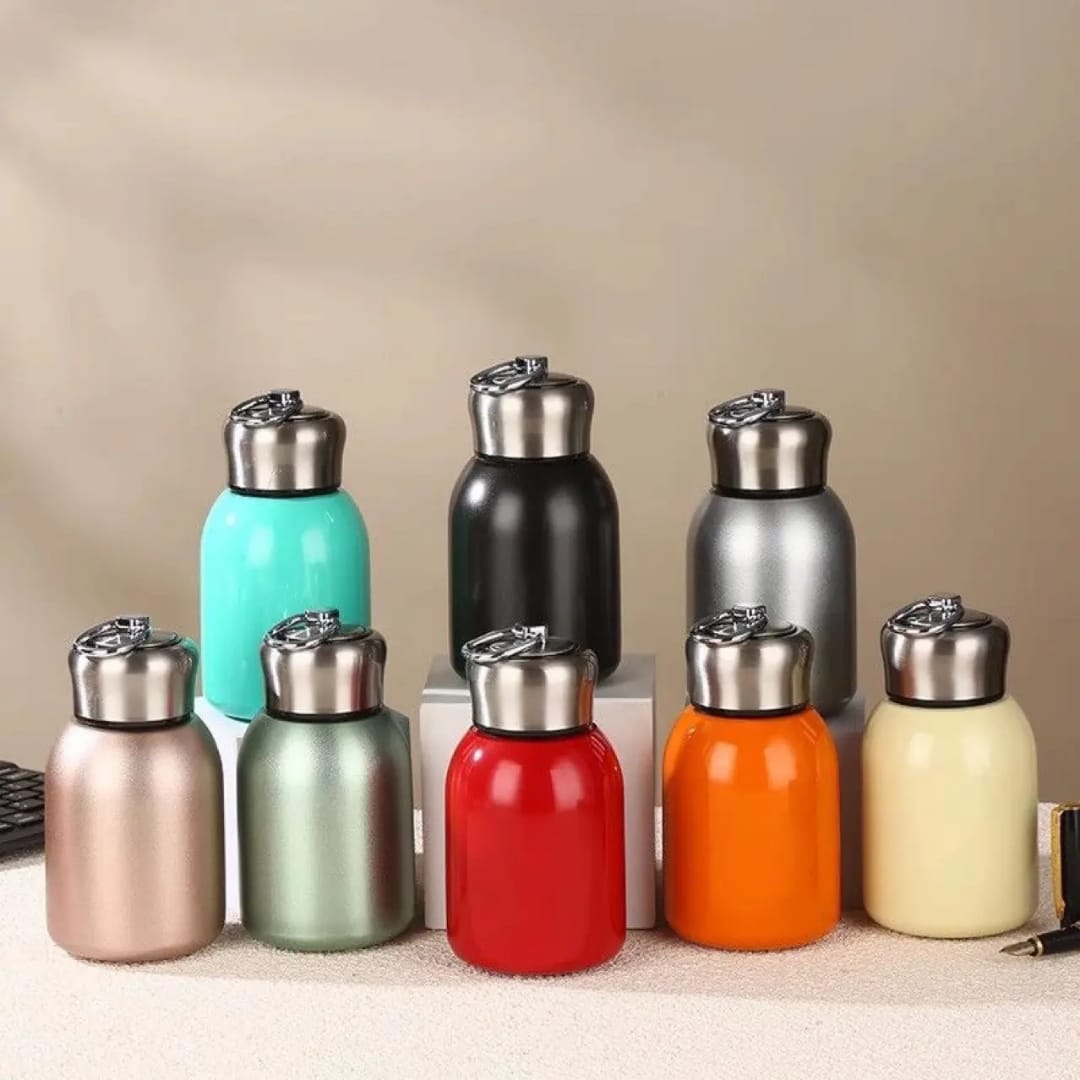 300ML Mini Pocket Double Wall Drinking Leakproof Vacuum Flasks