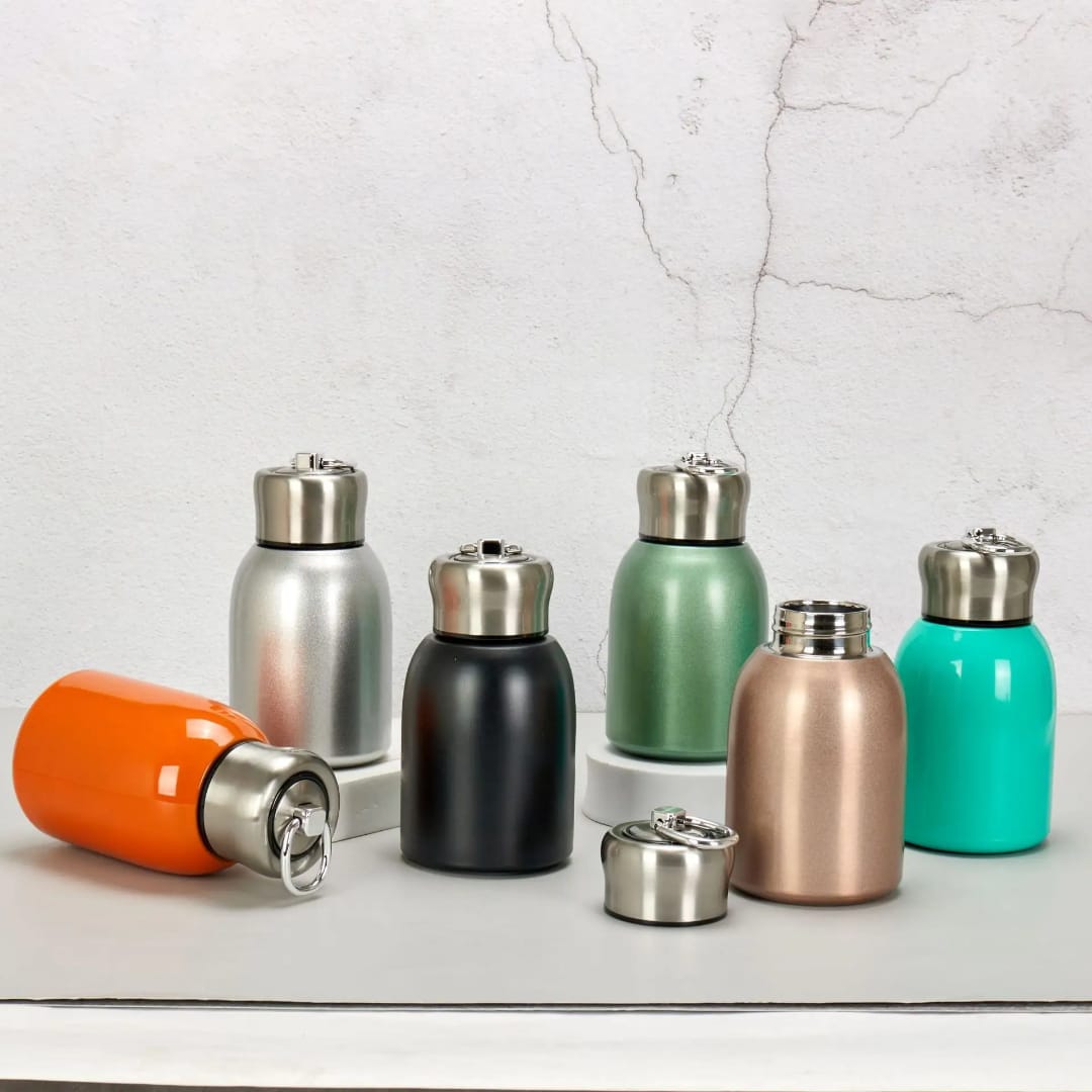 300ML Mini Pocket Double Wall Drinking Leakproof Vacuum Flasks_img_1