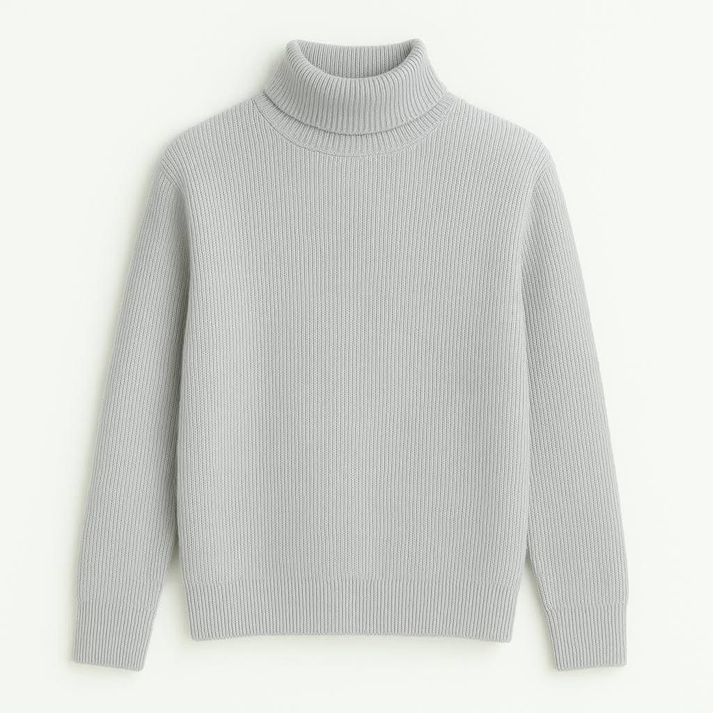 Premium Ribbed Turtleneck Sweater_img_0