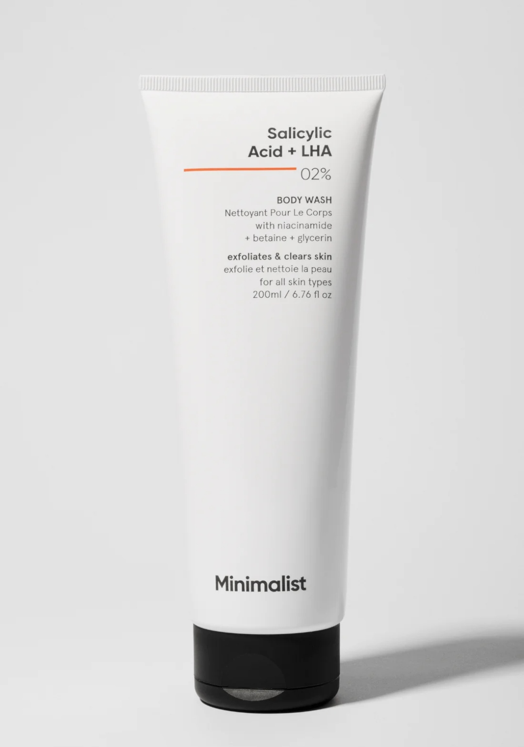 Minimalist Salicylic Acid + LHA 02% Body Wash (200ml)