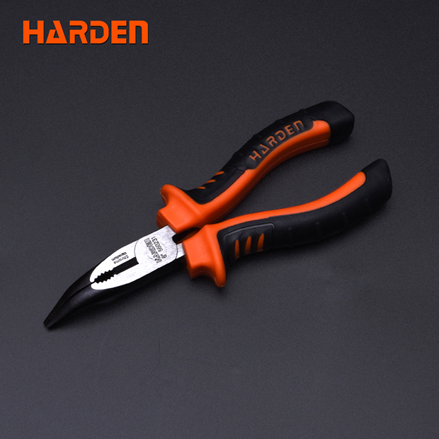 HARDEN 560231 6" Pro Bent Nose Plier Chrome Vanadium Steel 560231_img_1