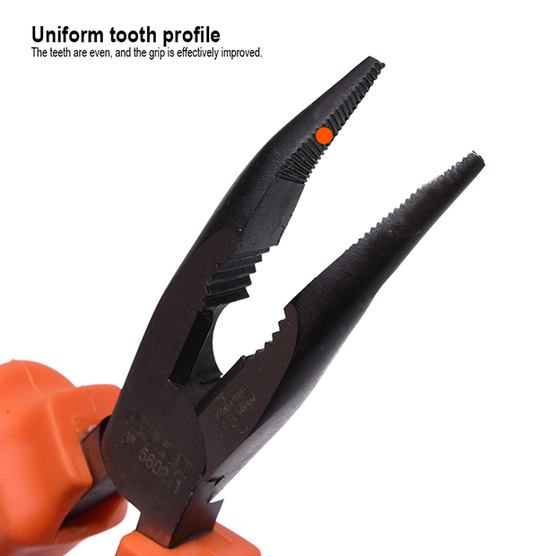 HARDEN 560231 6" Pro Bent Nose Plier Chrome Vanadium Steel 560231_img_4