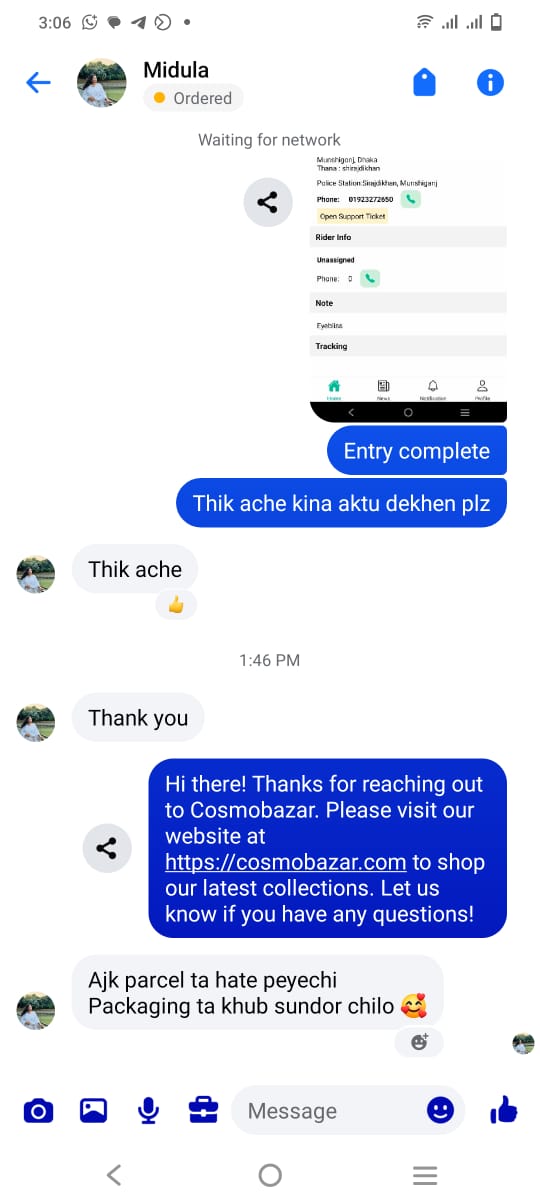 Customer review