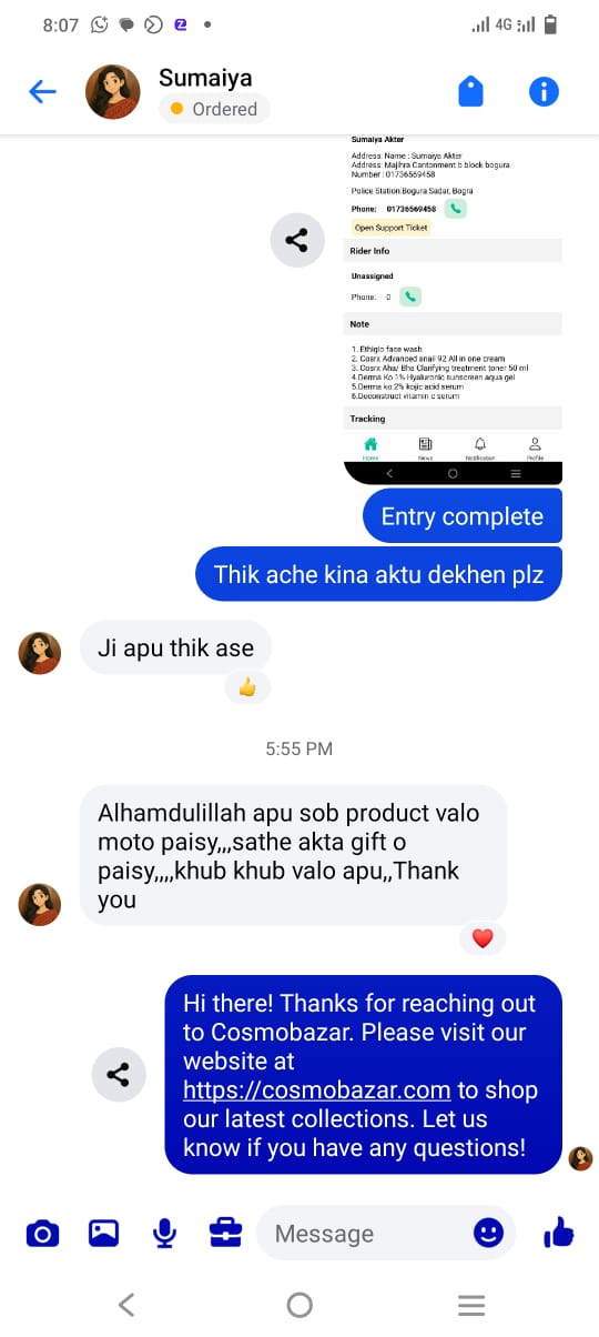Customer review