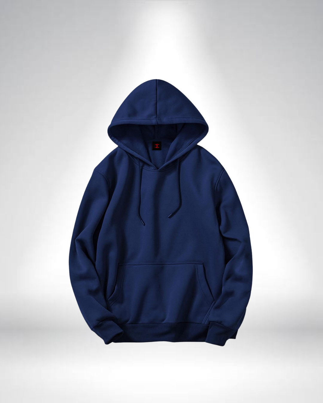 Premium Solid Navy Blue Hoodie