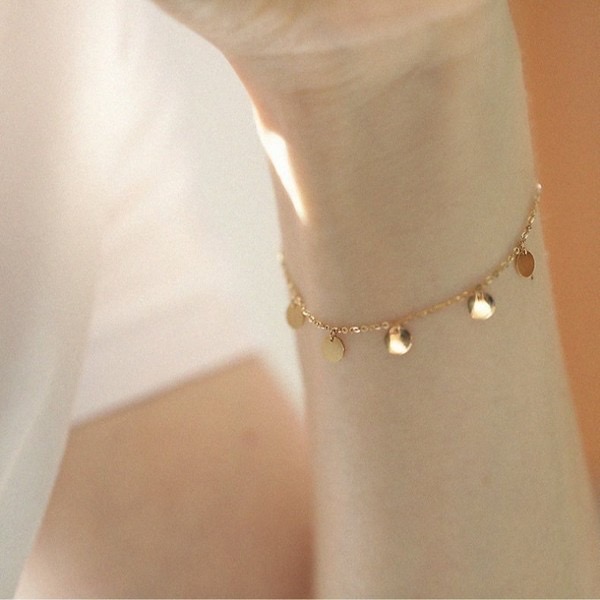 Coin bracelet 18k gold plated_img_1