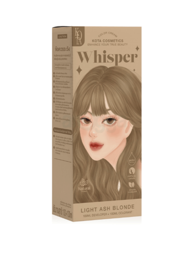 Kota Cosmetics Hair Color Cream WHISPER-Light Ash Blonde_img_0