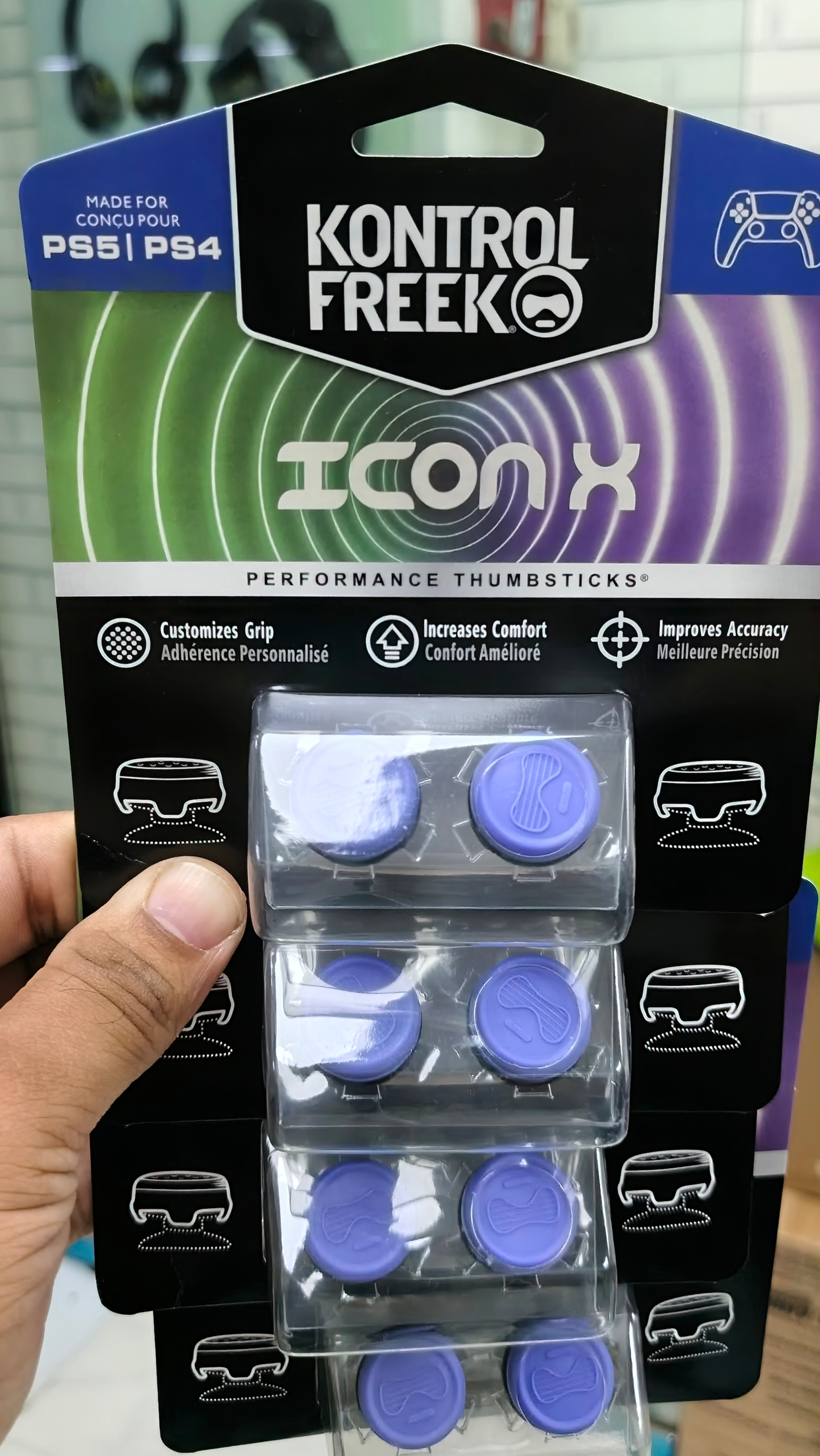 Kontrol Freek - Icon X  PS4/PS5 Extended Controller Grip Caps