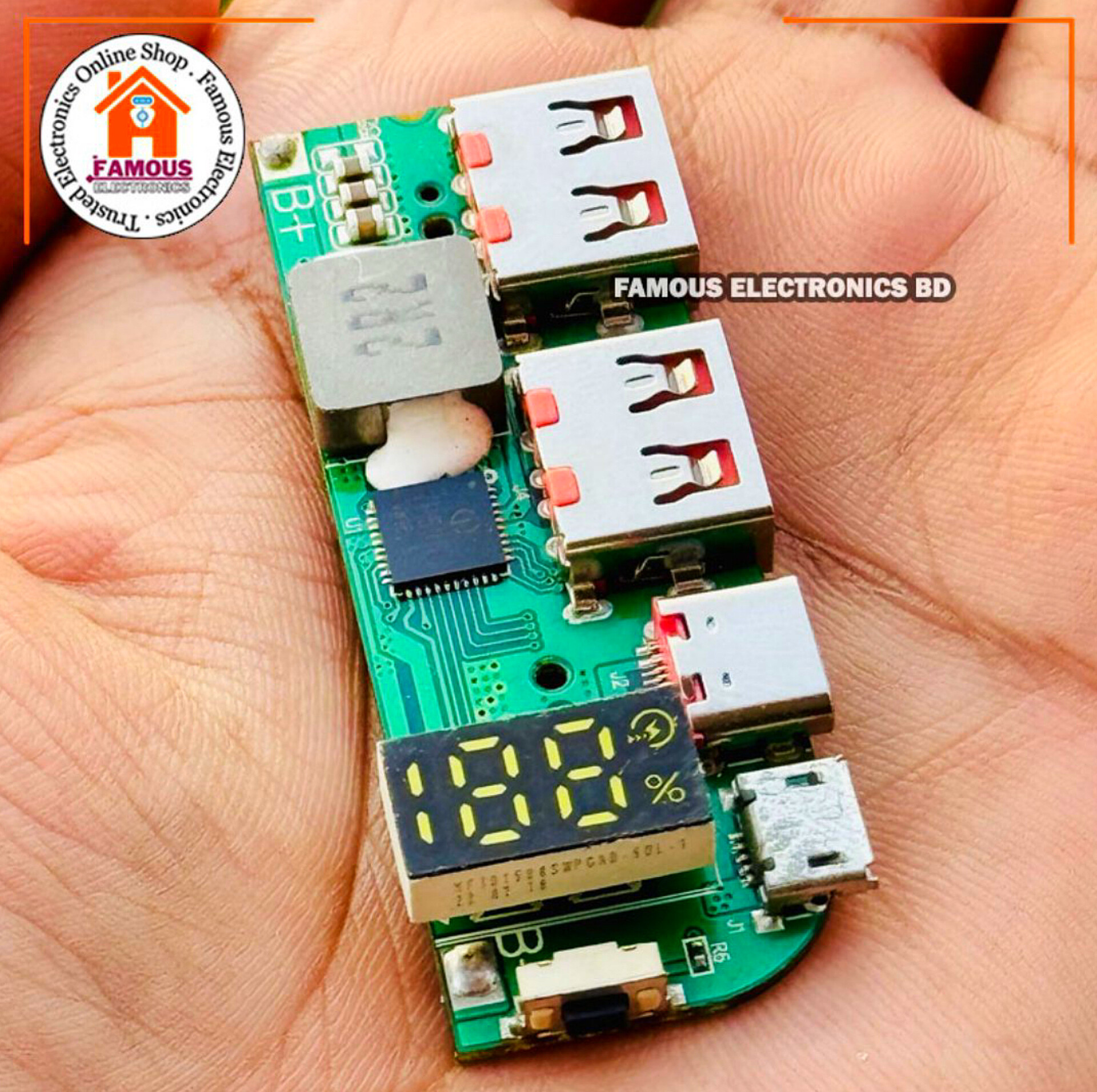 22.5W Fast Charging Bank Module IP5356 TYPE-C Micro USB_img_2