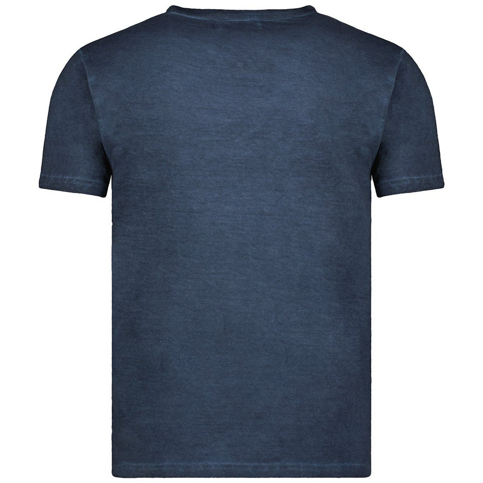 Men's V-Neck Short Sleeve T-Shirt Navy_img_3