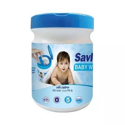 Savlon Baby Wipes Jar