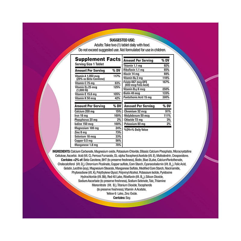 Centrum Multivitamin for Women, Multivitamin/Multimineral Supplement_img_1