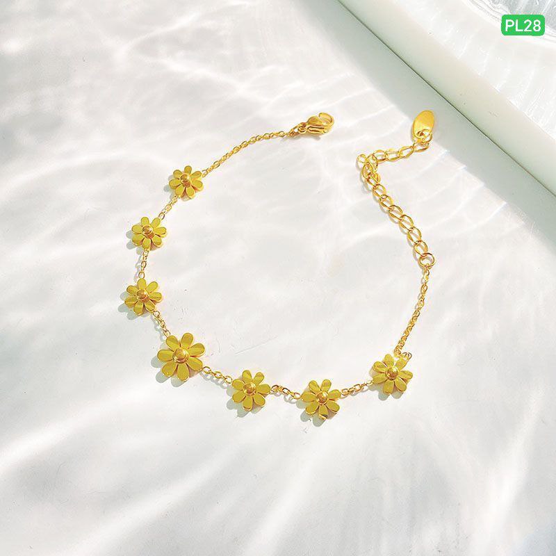 7 Flower Stainless steel Anklet Payel PL28(Materials: Stainless steel Color guarante_img_2