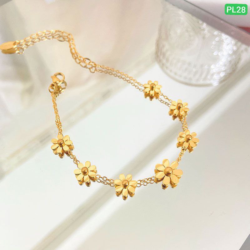 7 Flower Stainless steel Anklet Payel PL28(Materials: Stainless steel Color guarante_img_3