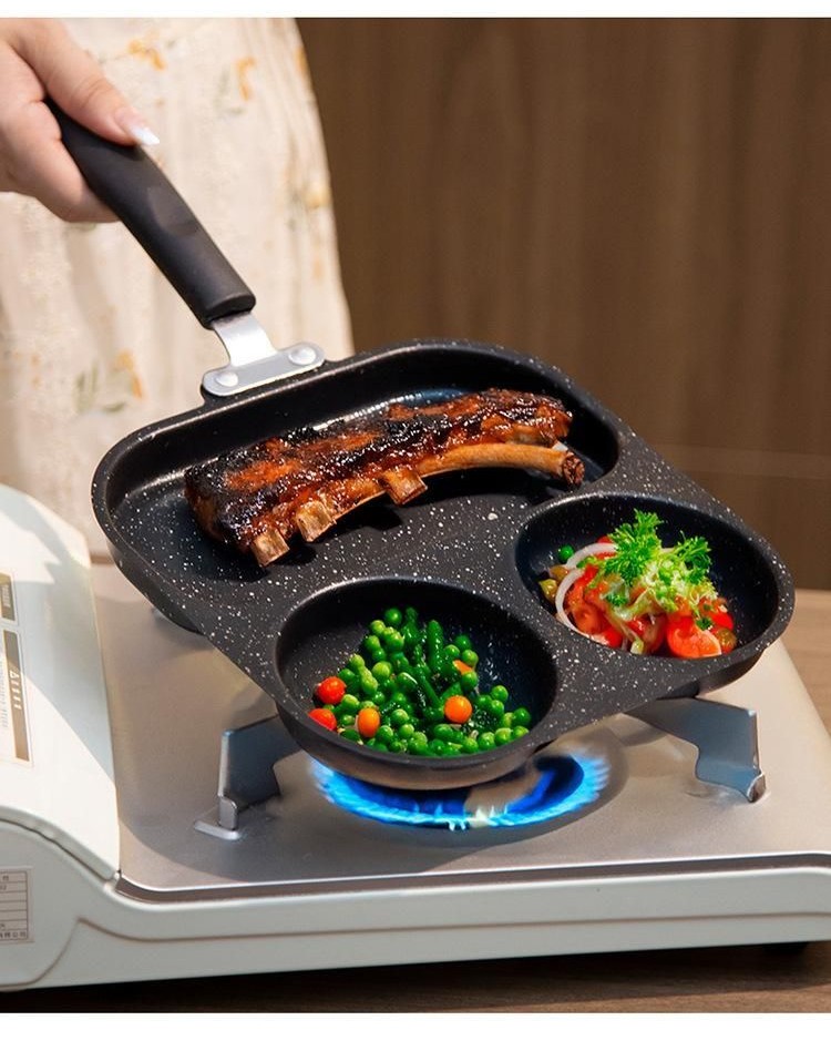 3 Hole breakfast & tiffin making Pan
