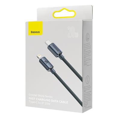 Baseus Crystal Shine Series 20W Fast Charging Type-C to Lightning For Iphone 1.2m Data Cable Black_img_0