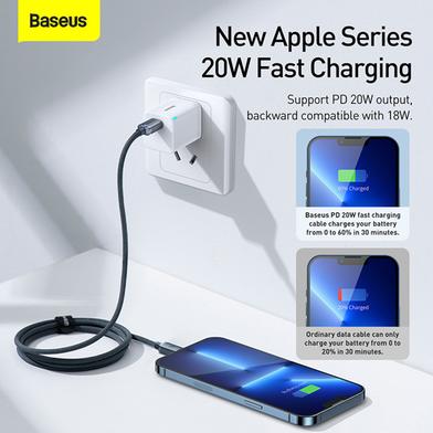 Baseus Crystal Shine Series 20W Fast Charging Type-C to Lightning For Iphone 1.2m Data Cable Black_img_2