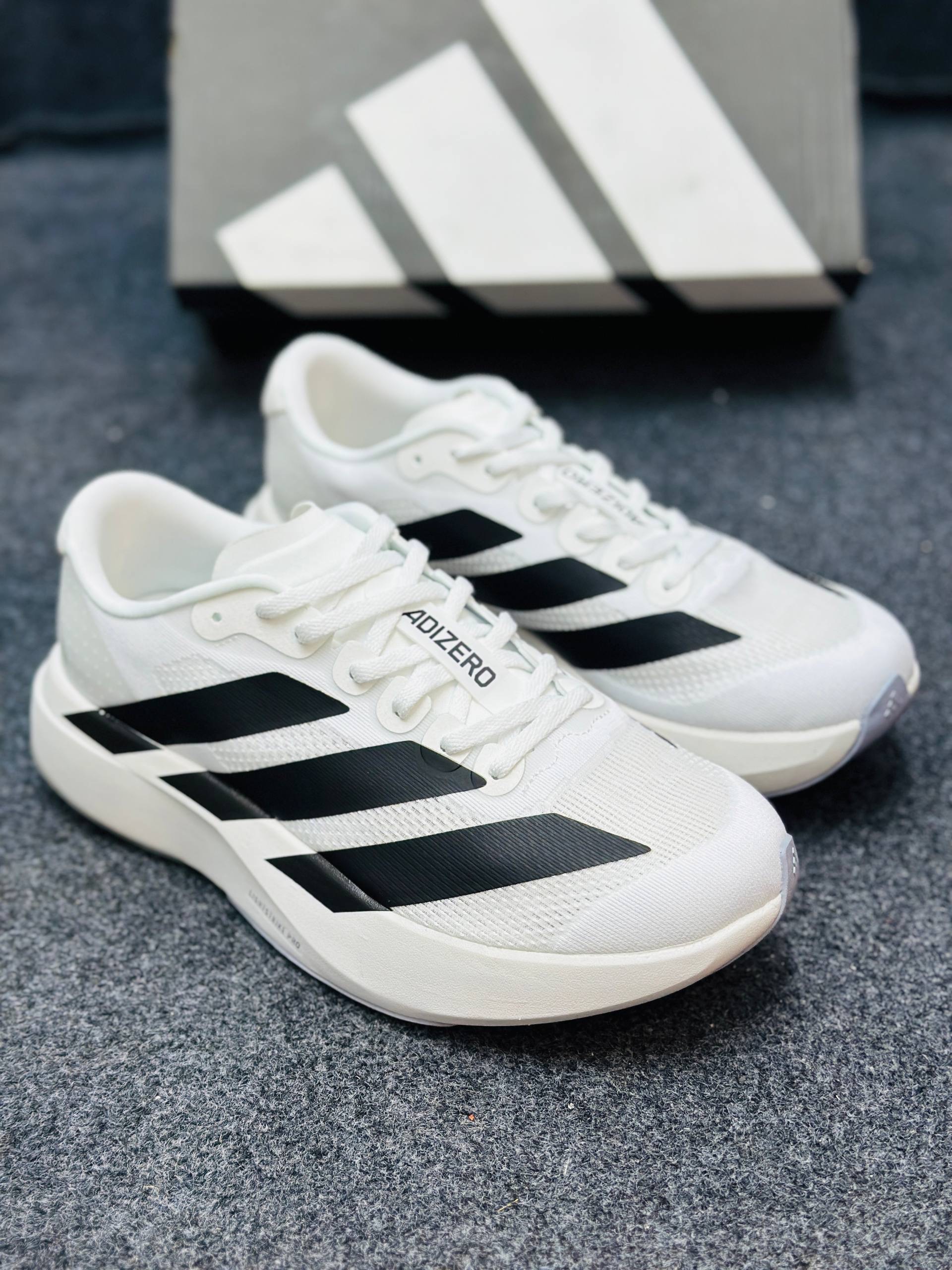 Adidas Adizero EVO SL: "Cloud White/Core Black/Grey" thumbnail 1