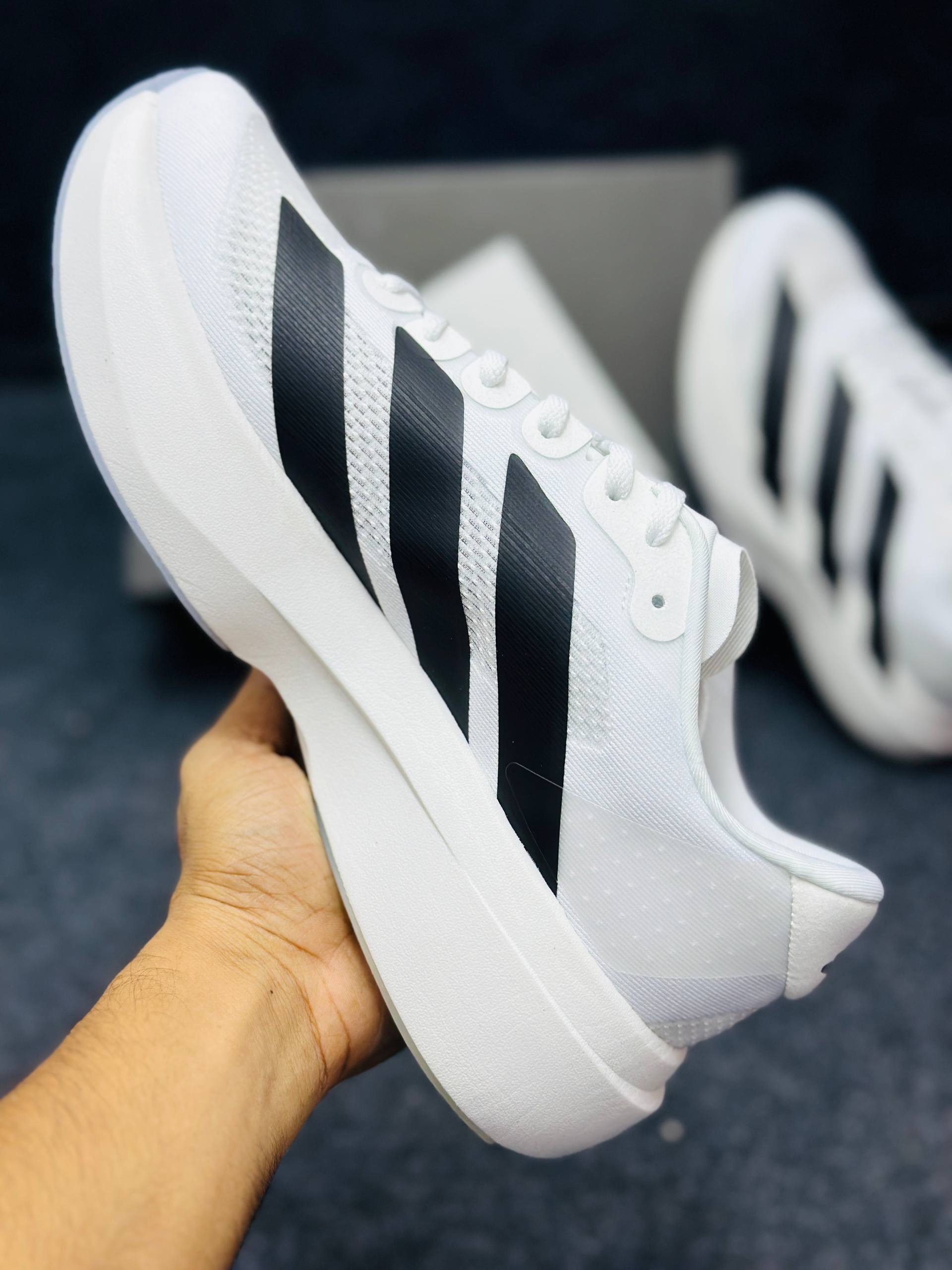 Adidas Adizero EVO SL: "Cloud White/Core Black/Grey" thumbnail 3