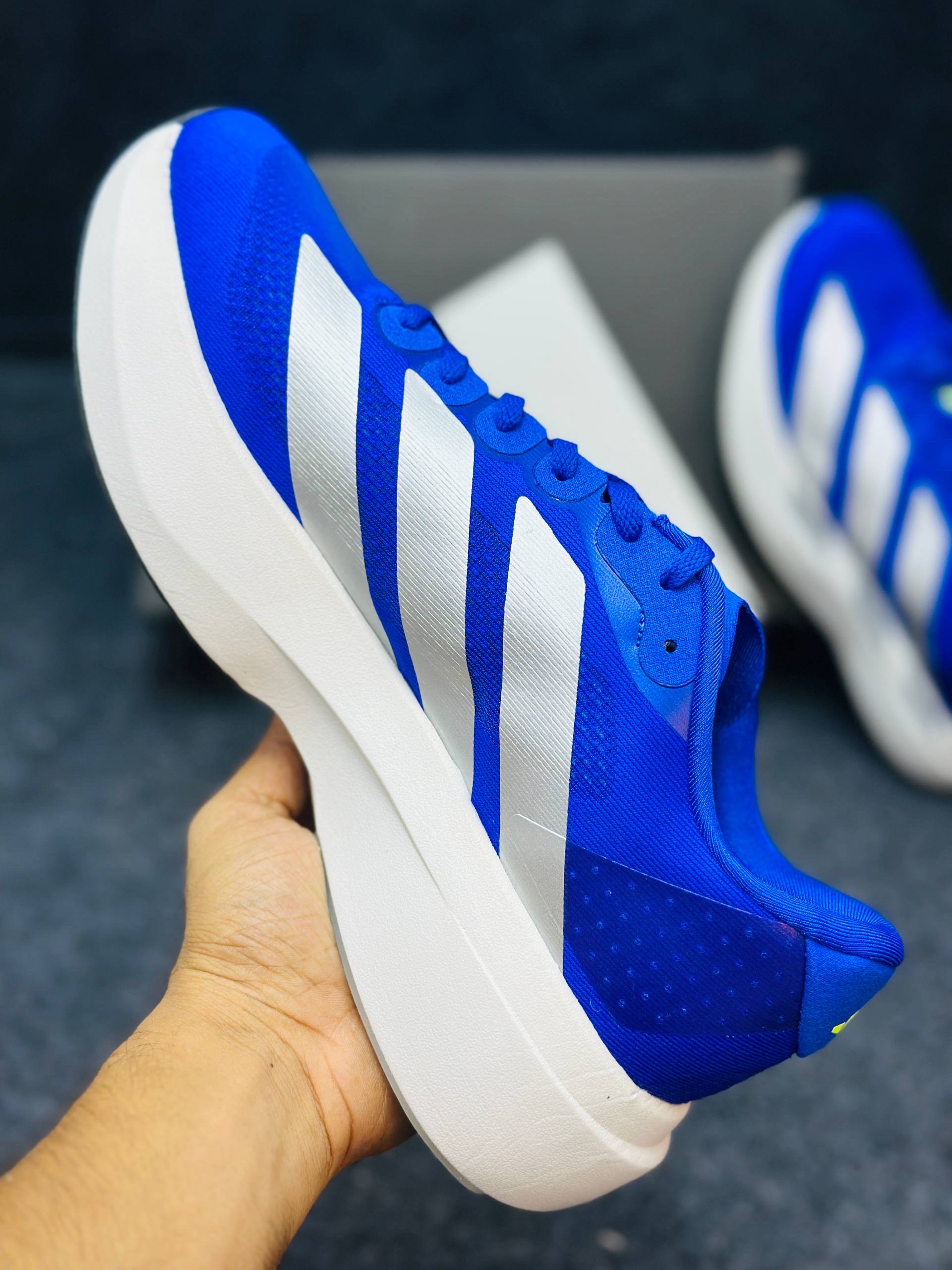 Adidas Adizero EVO SL: "royal blue & silver" thumbnail 3