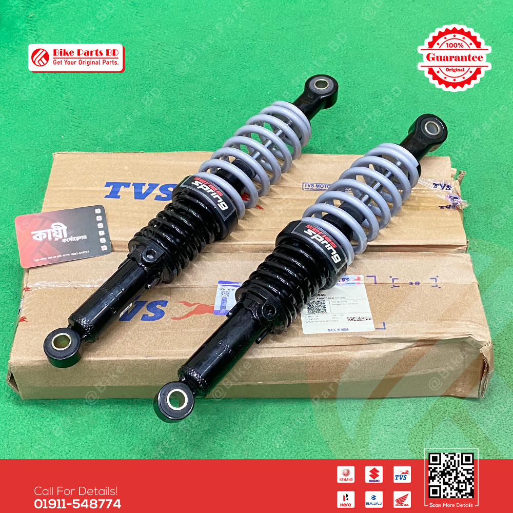 Shock Absorber set for TVS Stryker 125cc bike.