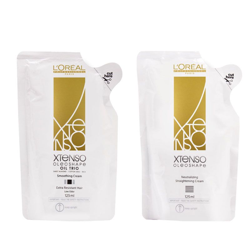 L’Oréal Paris Xtenso Oleoshape Oil Trio Smoothing Cream 125ml + Neutralizing Straightning Cream 125ml (Extra Resistant Hair)_img_1
