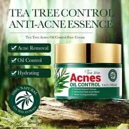 Tea tree acnes oil control face cream