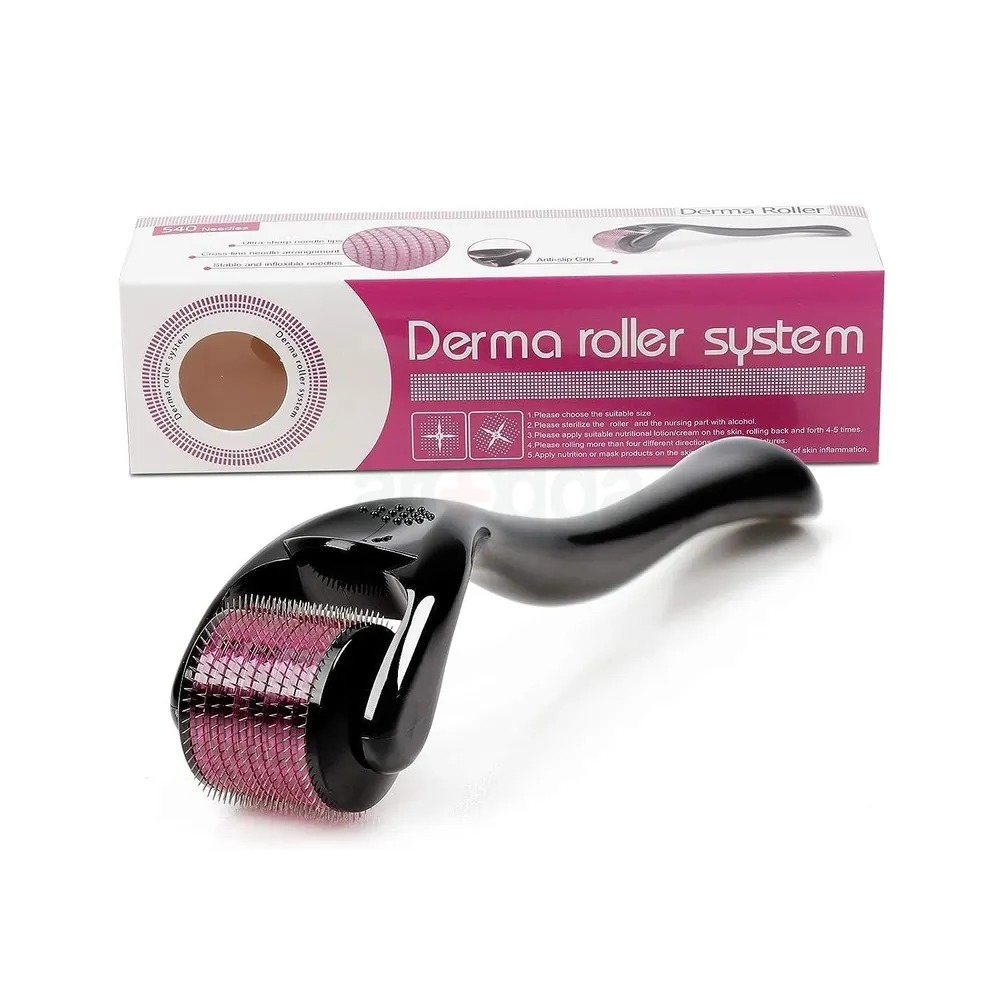 Derma Roller System 540 Needles Derma for Face and Skin Care - 0.75mm