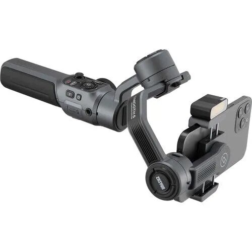 Zhiyun Smooth 5 Gimbal Stabilizer, 3-Axis Handheld Smartphone Gimbal With Grip Tripod Vlog LED Fill Light For IPhone Or Android_img_2