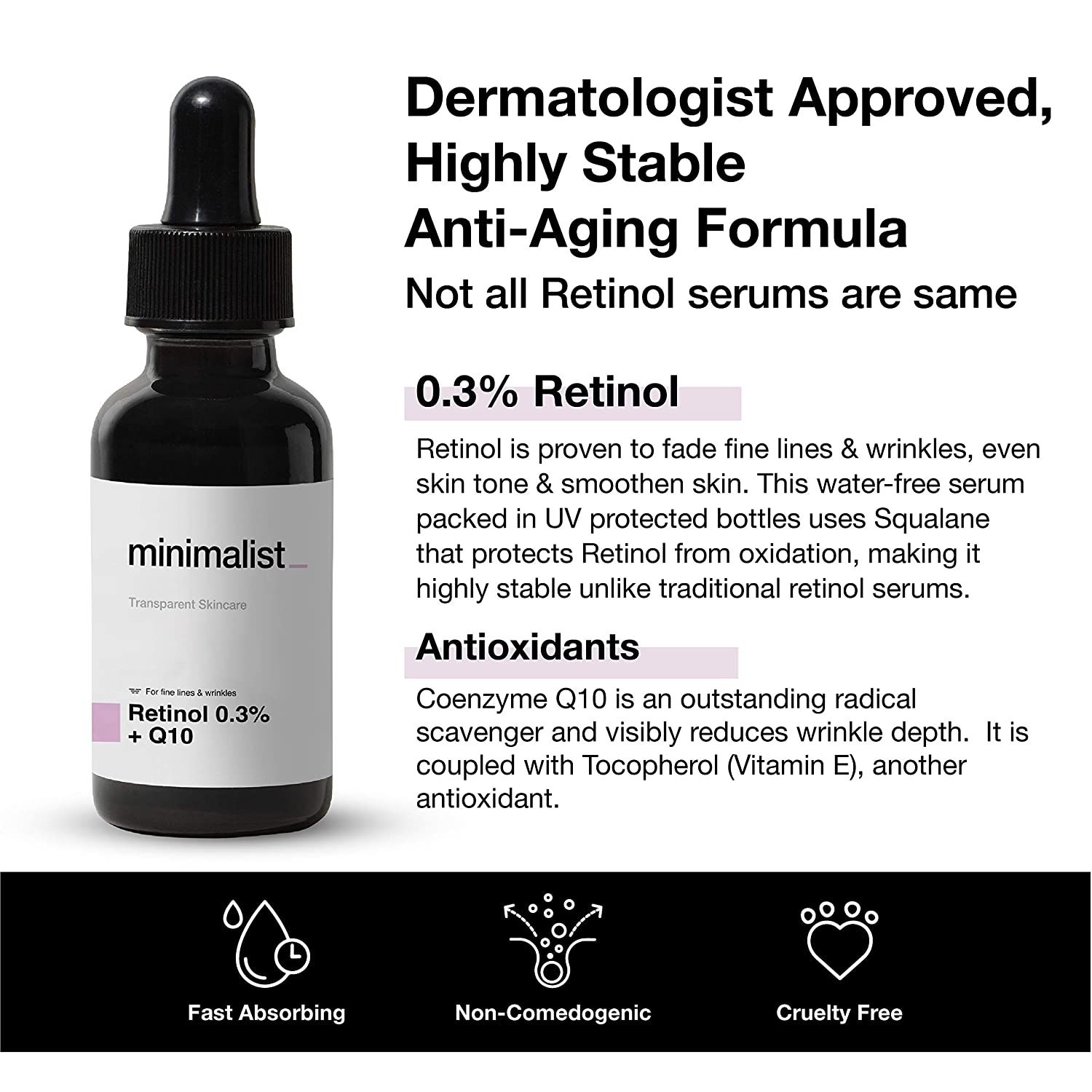 Minimalist Retinol 0.3% Face Serum (30ml) thumbnail 2