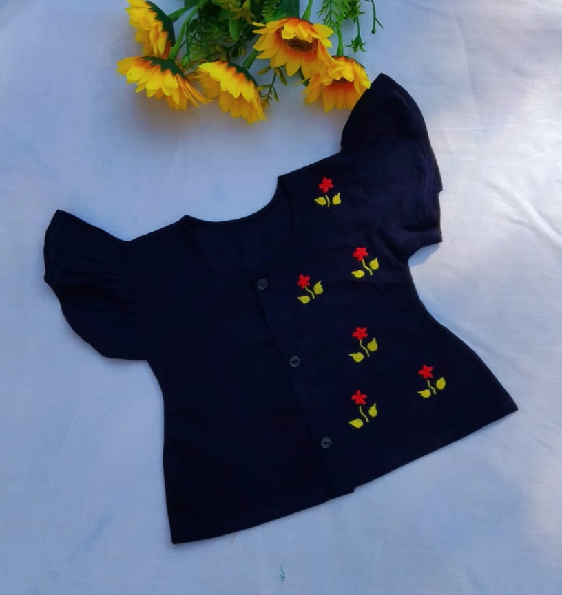 Girls Half Sleeve Cotton Nima (কুচিহাতা নিমা) for Baby Girl | BabyHome_img_0