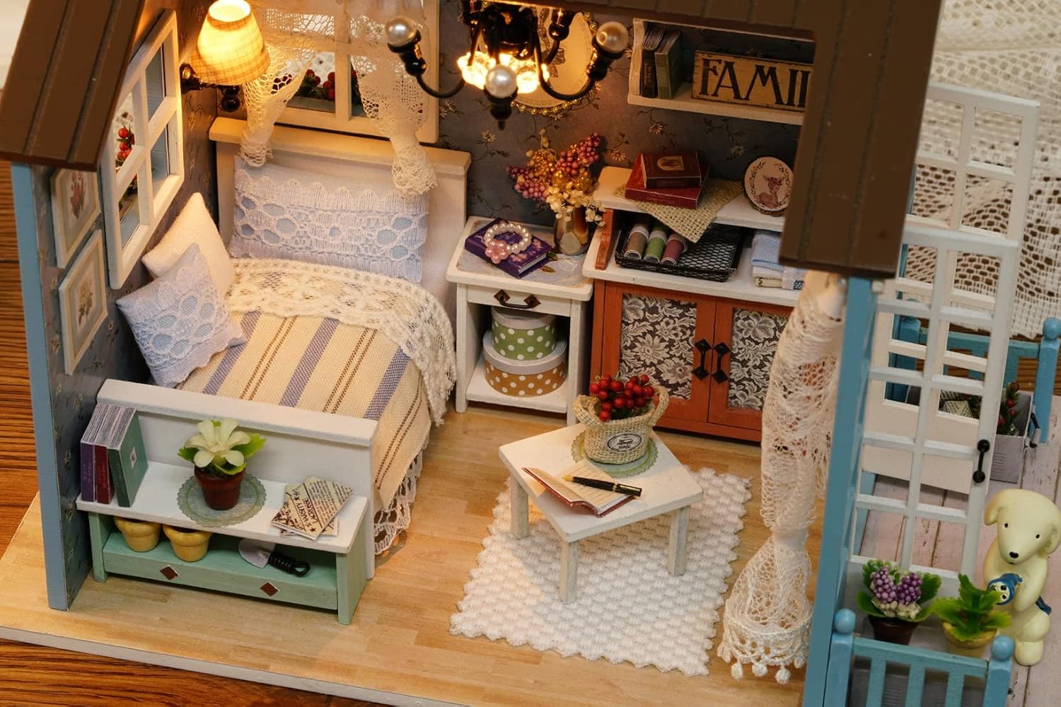 Playmoji DIY Miniature House - Forest Times (With Dust Cover)_img_4
