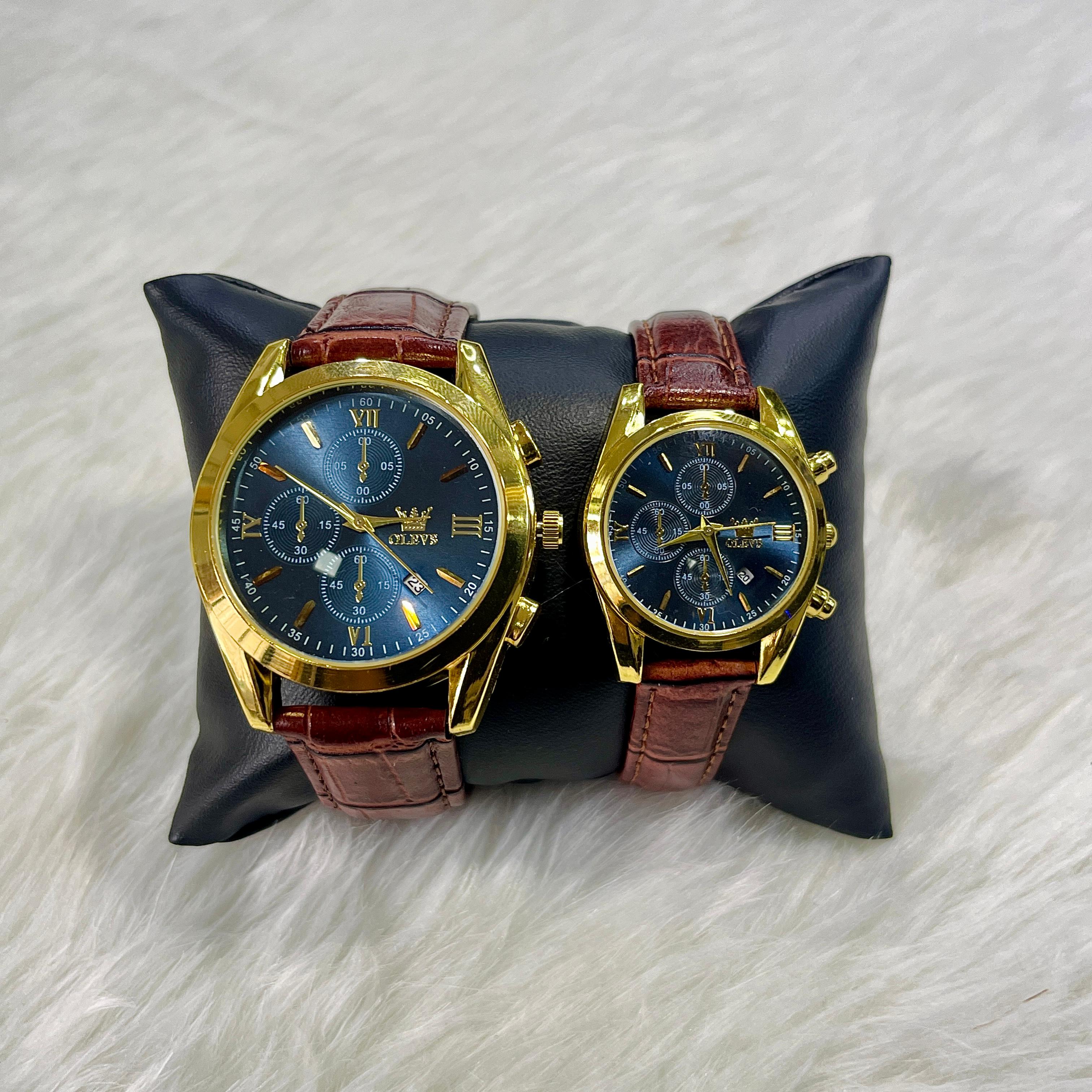 Olevs Casual Couple Watch Quartz Wrist watch - Image 3