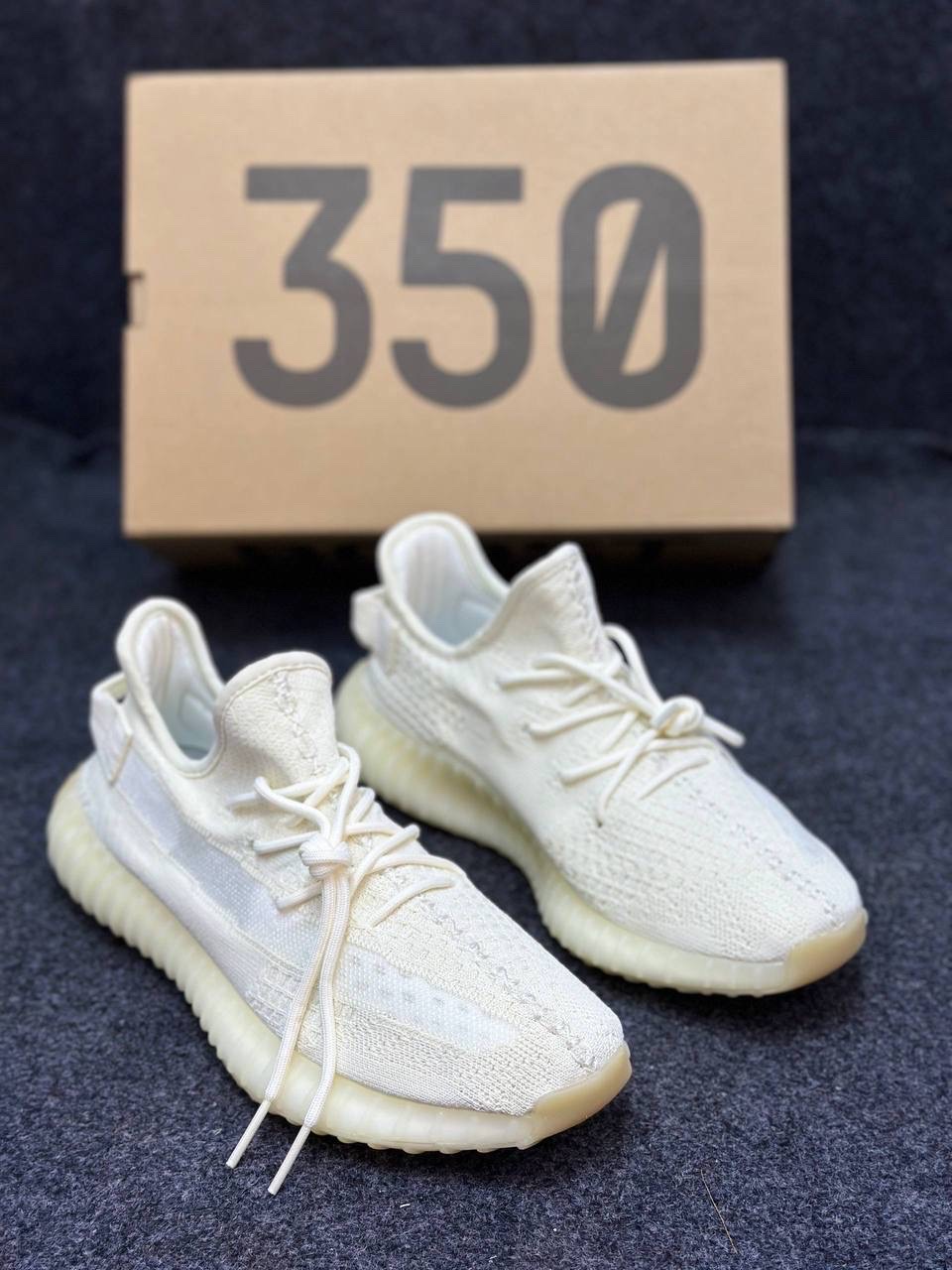 Adidas Yeezy Boost 350 V2: "Bone" thumbnail 1