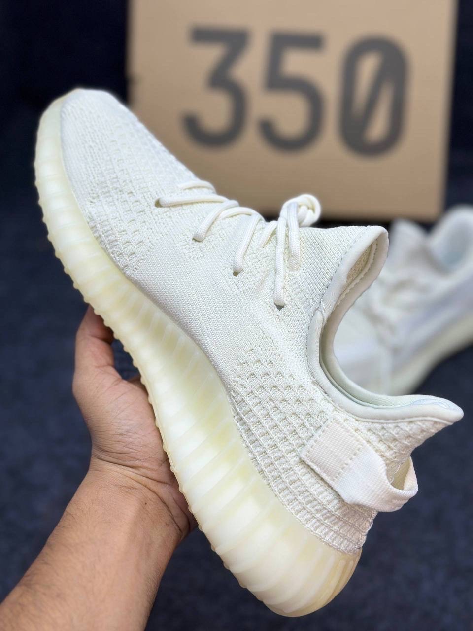 Adidas Yeezy Boost 350 V2: "Bone" thumbnail 3