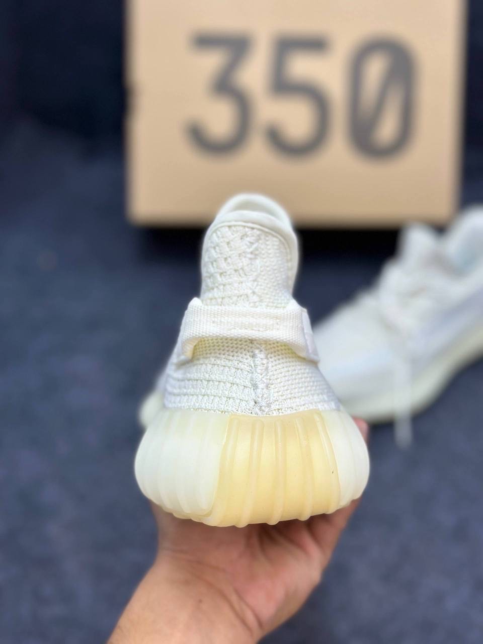Adidas Yeezy Boost 350 V2: "Bone" thumbnail 4