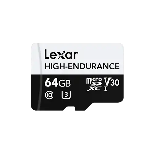 Lexar High-Endurance 64GB MicroSD UHS-I Memory Card
