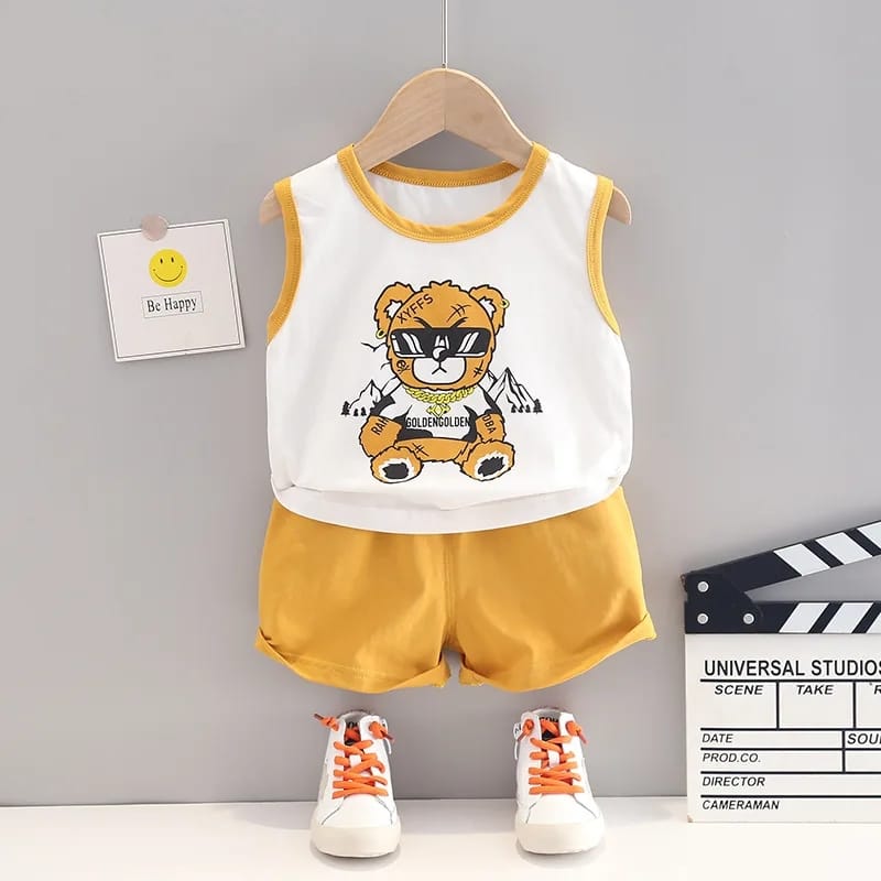 Sleeveless Maggi T-shirt and pant