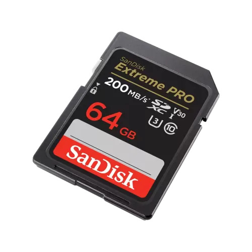 SanDisk Extreme PRO 64GB 200mbps SDXC UHS-I Memory Card ( SDSDXXU-064G-GN4IN )