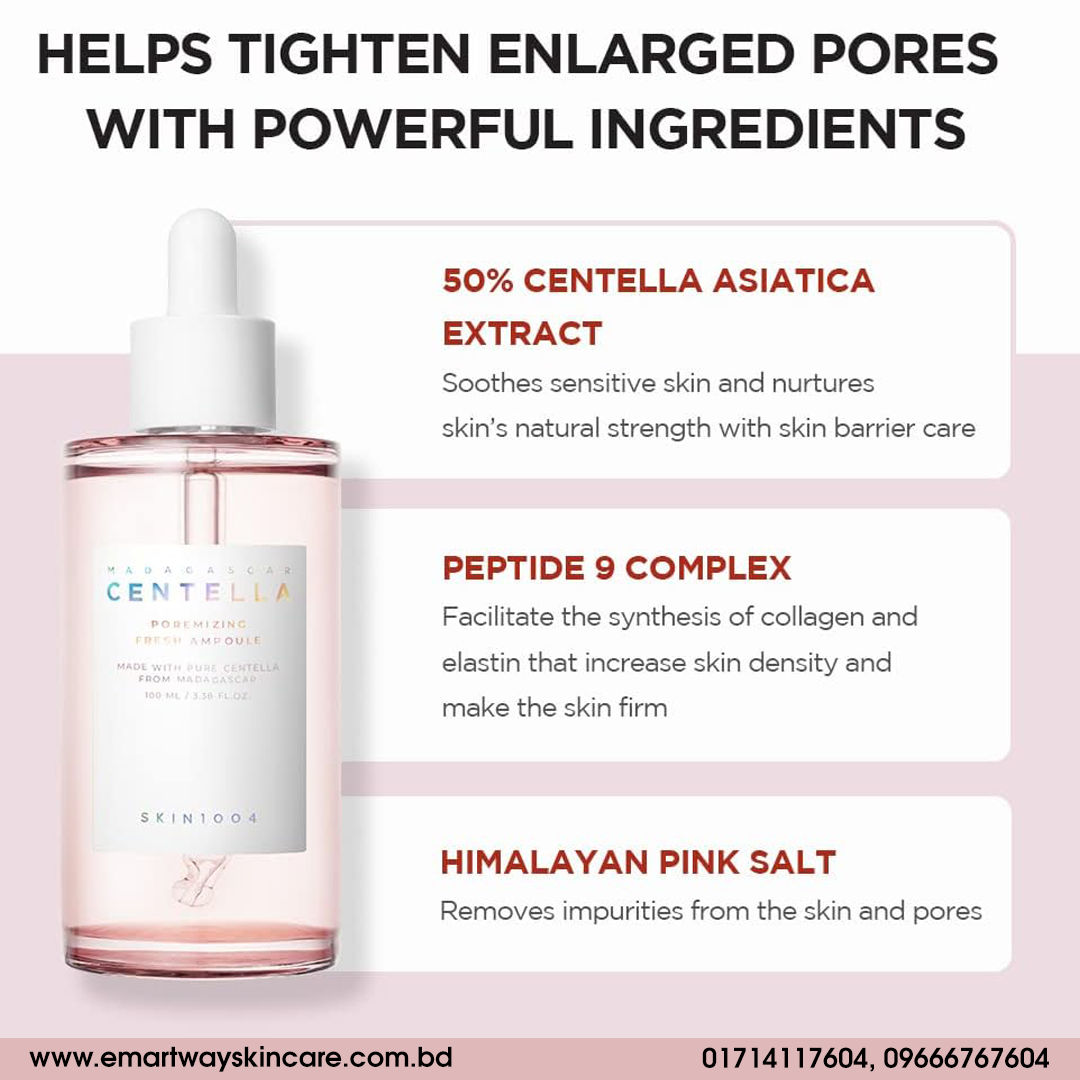 SKIN1004 Madagascar Centella Poremizing Fresh Ampoule (100ml)