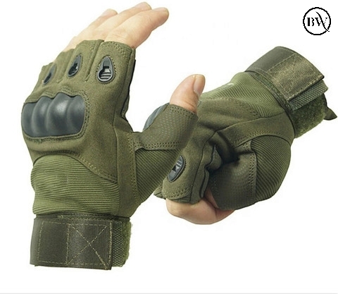 Premium Riding Half Finger Hand Gloves Okkley Brand_img_0