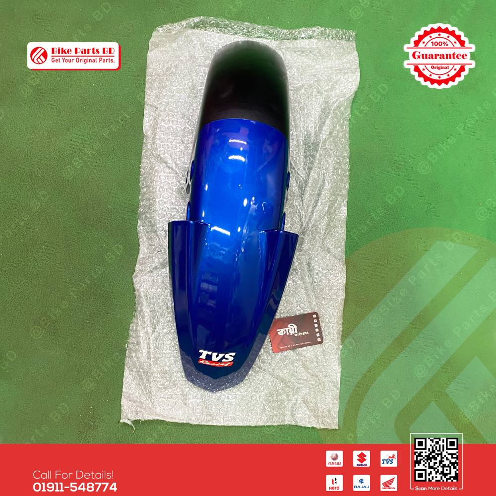 Mudguard (Blue Color) for TVS RTR 4V 160cc bike.