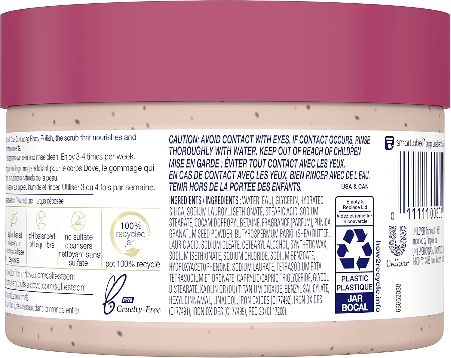 Dove Exfoliating Body Polish Pomegranate seed and Shea Butter 298gm_img_2