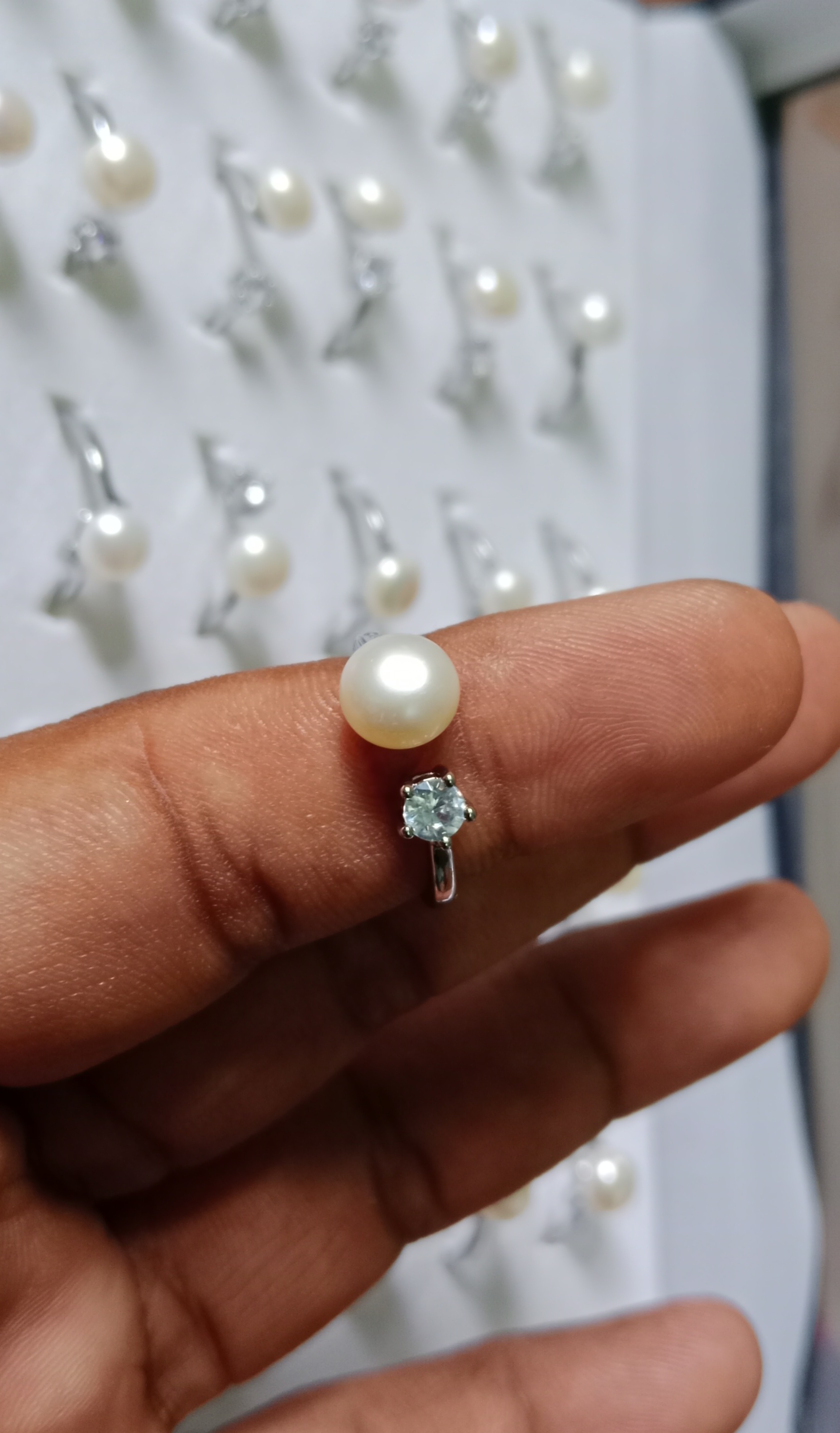 Pearl Adjustable Finger ring_img_0