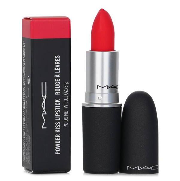 MAC Powder Kiss Lipstick – “Mandarin O” (#308), 3 g / 0.1 oz (MAC26)