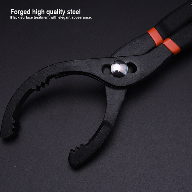 HARDEN 670312 Oil Filter Wrench  – 12", Adjustable 63.5–115mm, Forged Steel Heavy-Duty Tool; Model: 670312_img_1