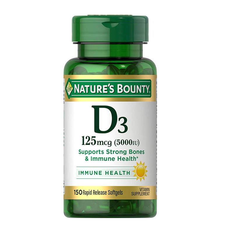 Nature’s Bounty D3 125mcg 5000 IU