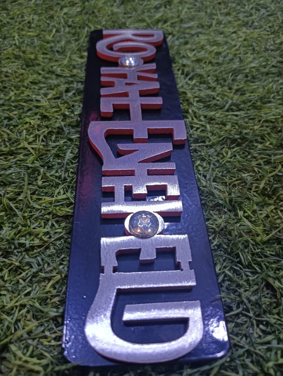 Premium Front Name Plate Board For Royal Enfield All Model_img_4