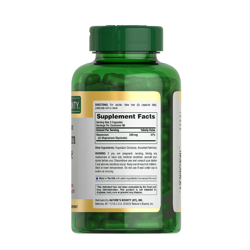 Nature’s Bounty High Absorption Magnesium Glycinate 240mg_img_1