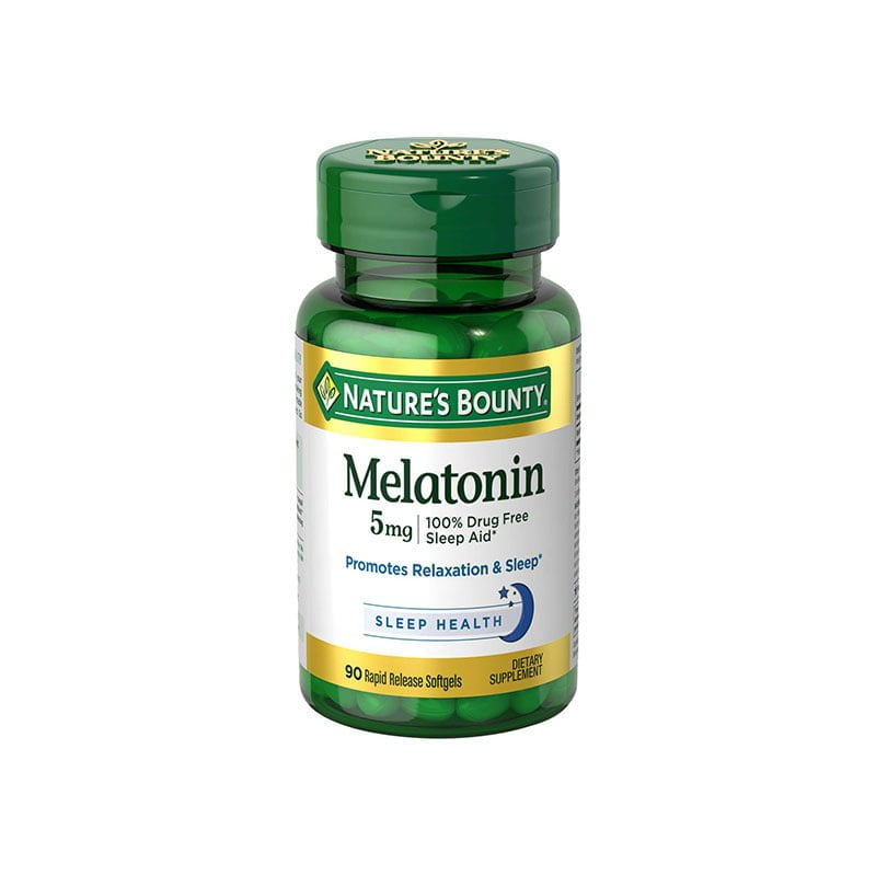 Nature’s Bounty Melatonin 5mg Sleep Aid Softgels